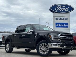<b>Leather Seats, Premium Audio, Wireless Charging, Sunroof, 20 inch Chrome-Like PVD Wheels!</b><br> <br> <br> <br>  A true class leader in towing and hauling capabilities, this 2024 Ford F-150 isnt your usual work truck, but the best in the business. <br> <br>Just as you mould, strengthen and adapt to fit your lifestyle, the truck you own should do the same. The Ford F-150 puts productivity, practicality and reliability at the forefront, with a host of convenience and tech features as well as rock-solid build quality, ensuring that all of your day-to-day activities are a breeze. Theres one for the working warrior, the long hauler and the fanatic. No matter who you are and what you do with your truck, F-150 doesnt miss.<br> <br> This darkened bronze Crew Cab 4X4 pickup   has a 10 speed automatic transmission and is powered by a  400HP 3.5L V6 Cylinder Engine.<br> <br> Our F-150s trim level is Lariat. This F-150 Lariat is decked with great standard features such as premium Bang & Olufsen audio, ventilated and heated leather-trimmed seats with lumbar support, remote engine start, adaptive cruise control, FordPass 5G mobile hotspot, and a 12-inch infotainment screen powered by SYNC 4 with inbuilt navigation, Apple CarPlay and Android Auto. Safety features also include blind spot detection, lane keeping assist with lane departure warning, front and rear collision mitigation, and an aerial view camera system. This vehicle has been upgraded with the following features: Leather Seats, Premium Audio, Wireless Charging, Sunroof, 20 Inch Chrome-like Pvd Wheels, Tow Package, Running Boards. <br><br> View the original window sticker for this vehicle with this url <b><a href=http://www.windowsticker.forddirect.com/windowsticker.pdf?vin=1FTFW5L82RFA51906 target=_blank>http://www.windowsticker.forddirect.com/windowsticker.pdf?vin=1FTFW5L82RFA51906</a></b>.<br> <br>To apply right now for financing use this link : <a href=https://www.bourgeoismotors.com/credit-application/ target=_blank>https://www.bourgeoismotors.com/credit-application/</a><br><br> <br/> 0% financing for 60 months. 2.99% financing for 84 months.  Incentives expire 2024-04-30.  See dealer for details. <br> <br>Discount on vehicle represents the Cash Purchase discount applicable and is inclusive of all non-stackable and stackable cash purchase discounts from Ford of Canada and Bourgeois Motors Ford and is offered in lieu of sub-vented lease or finance rates. To get details on current discounts applicable to this and other vehicles in our inventory for Lease and Finance customer, see a member of our team. </br></br>Discover a pressure-free buying experience at Bourgeois Motors Ford in Midland, Ontario, where integrity and family values drive our 78-year legacy. As a trusted, family-owned and operated dealership, we prioritize your comfort and satisfaction above all else. Our no pressure showroom is lead by a team who is passionate about understanding your needs and preferences. Located on the shores of Georgian Bay, our dealership offers more than just vehiclesits an experience rooted in community, trust and transparency. Trust us to provide personalized service, a diverse range of quality new Ford vehicles, and a seamless journey to finding your perfect car. Join our family at Bourgeois Motors Ford and let us redefine the way you shop for your next vehicle.<br> Come by and check out our fleet of 80+ used cars and trucks and 210+ new cars and trucks for sale in Midland.  o~o