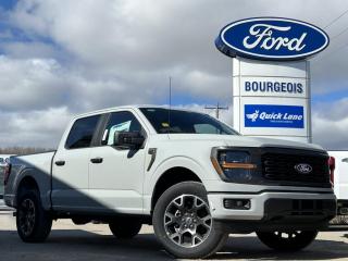 <b>20 Aluminum Wheels, Spray-In Bed Liner!</b><br> <br> <br> <br>  From powerful engines to smart tech, theres an F-150 to fit all aspects of your life. <br> <br>Just as you mould, strengthen and adapt to fit your lifestyle, the truck you own should do the same. The Ford F-150 puts productivity, practicality and reliability at the forefront, with a host of convenience and tech features as well as rock-solid build quality, ensuring that all of your day-to-day activities are a breeze. Theres one for the working warrior, the long hauler and the fanatic. No matter who you are and what you do with your truck, F-150 doesnt miss.<br> <br> This avalanche grey Crew Cab 4X4 pickup   has a 10 speed automatic transmission and is powered by a  325HP 2.7L V6 Cylinder Engine.<br> <br> Our F-150s trim level is STX. This STX trim steps things up with upgraded aluminum wheels, along with great standard features such as class IV tow equipment with trailer sway control, remote keyless entry, cargo box lighting, and a 12-inch infotainment screen powered by SYNC 4 featuring voice-activated navigation, SiriusXM satellite radio, Apple CarPlay, Android Auto and FordPass Connect 5G internet hotspot. Safety features also include blind spot detection, lane keep assist with lane departure warning, front and rear collision mitigation and automatic emergency braking. This vehicle has been upgraded with the following features: 20 Aluminum Wheels, Spray-in Bed Liner. <br><br> View the original window sticker for this vehicle with this url <b><a href=http://www.windowsticker.forddirect.com/windowsticker.pdf?vin=1FTEW2LP9RFA58062 target=_blank>http://www.windowsticker.forddirect.com/windowsticker.pdf?vin=1FTEW2LP9RFA58062</a></b>.<br> <br>To apply right now for financing use this link : <a href=https://www.bourgeoismotors.com/credit-application/ target=_blank>https://www.bourgeoismotors.com/credit-application/</a><br><br> <br/> 0% financing for 60 months. 2.99% financing for 84 months.  Incentives expire 2024-04-30.  See dealer for details. <br> <br>Discount on vehicle represents the Cash Purchase discount applicable and is inclusive of all non-stackable and stackable cash purchase discounts from Ford of Canada and Bourgeois Motors Ford and is offered in lieu of sub-vented lease or finance rates. To get details on current discounts applicable to this and other vehicles in our inventory for Lease and Finance customer, see a member of our team. </br></br>Discover a pressure-free buying experience at Bourgeois Motors Ford in Midland, Ontario, where integrity and family values drive our 78-year legacy. As a trusted, family-owned and operated dealership, we prioritize your comfort and satisfaction above all else. Our no pressure showroom is lead by a team who is passionate about understanding your needs and preferences. Located on the shores of Georgian Bay, our dealership offers more than just vehiclesits an experience rooted in community, trust and transparency. Trust us to provide personalized service, a diverse range of quality new Ford vehicles, and a seamless journey to finding your perfect car. Join our family at Bourgeois Motors Ford and let us redefine the way you shop for your next vehicle.<br> Come by and check out our fleet of 80+ used cars and trucks and 210+ new cars and trucks for sale in Midland.  o~o