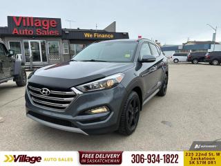 <b>Bluetooth,  Rear View Camera,  SiriusXM,  Aluminum Wheels,  Air Conditioning!</b><br> <br> We sell high quality used cars, trucks, vans, and SUVs in Saskatoon and surrounding area.<br> <br>   This Hyundai Tucson caters to drivers that put styling and features at the top of their crossover SUV with list. This  2017 Hyundai Tucson is for sale today. <br> <br>Out of all of your options for a compact crossover, this Hyundai Tucson stands out in a big way. The bold look, refined interior, and amazing versatility make it a capable, eager vehicle thats up for anything. It doesnt hurt that it comes with generous standard features and technology. For comfort, technology, and economy in one stylish package, look no further than this versatile Hyundai Tucson. This  SUV has 122,526 kms. Its  dark grey in colour  . It has a 7 speed automatic transmission and is powered by a  175HP 1.6L 4 Cylinder Engine.  <br> <br> Our Tucsons trim level is 1.6T SE AWD. This versatile Tucson SE is an outstanding value. It comes with a five-inch color touchscreen audio display, SiriusXM, a rearview camera, a Bluetooth hands-free phone system, air conditioning, automatic headlights, power windows, power doors with remote keyless entry, 60/40 split folding back seats, aluminum wheels, and more. This vehicle has been upgraded with the following features: Bluetooth,  Rear View Camera,  Siriusxm,  Aluminum Wheels,  Air Conditioning. <br> <br>To apply right now for financing use this link : <a href=https://www.villageauto.ca/car-loan/ target=_blank>https://www.villageauto.ca/car-loan/</a><br><br> <br/><br> Buy this vehicle now for the lowest bi-weekly payment of <b>$146.74</b> with $0 down for 84 months @ 5.99% APR O.A.C. ( Plus applicable taxes -  Plus applicable fees   ).  See dealer for details. <br> <br><br> Village Auto Sales has been a trusted name in the Automotive industry for over 40 years. We have built our reputation on trust and quality service. With long standing relationships with our customers, you can trust us for advice and assistance on all your motoring needs. </br>

<br> With our Credit Repair program, and over 250 well-priced vehicles in stock, youll drive home happy, and thats a promise. We are driven to ensure the best in customer satisfaction and look forward working with you. </br> o~o