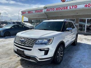 Used 2018 Ford Explorer PLATINUM SPORT NAVI 7 SEATER REMOTE START PANOROOF for sale in Calgary, AB