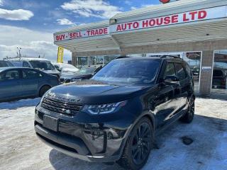 <div>2019 LAND ROVER DISCOVERY HSE LUXURY TD6 DIESEL AWD WITH 82,224 KMS, NAVIGATION, 360 CAMERA, SUNROOF, PANORAMIC ROOF, HEATED STEERING WHEEL, HEATED SEATS FRONT/ REAR, VENTILATED SEATS, MASSAGE SEATS, LEATHER SEATS, PUSH BUTTON START, AUTO STOP/START, BLUETOOTH, PADDLE SHIFTERS, THIRD ROW SEATS, LANE ASSIST, PARK ASSIST, COLLISION DETECTION, BLIND SPOT DETECTION, PARK OUT MODE, ADJUSTABLE HEIGHT AIR SUSPENSION, SPORT MODE, OFF ROAD MODE AND MORE!</div>