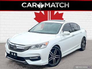 Used 2017 Honda Accord SPORT / MANUAL / ROOF / HTD SEATS / NO ACCIDENTS for sale in Cambridge, ON