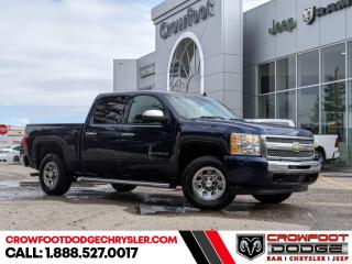 <b>SiriusXM,  Air Conditioning,  Aluminum Wheels,  Fog Lamps,  Steering Wheel Audio Control!</b><br> <br> Welcome to Crowfoot Dodge, Calgarys New and Pre-owned Superstore proudly serving Albertans for 44 years!<br> <br> Compare at $11995 - Our Price is just $9995! <br> <br>   Silverado is designed to go where you go. Whether to work or out on the town, youll always be in style. This  2011 Chevrolet Silverado 1500 is fresh on our lot in Calgary. <br> <br>The full-size pickup truck market is one of the most competitive fields in the automotive world. Despite fierce competition, the 2011 Chevy Silverado 1500 is a standout winner. With bold, yet refined styling inside and out, a powerful, yet efficient drivetrain, and the capability youd expect from Chevy, the Silverado is a home run. Whether youre hauling lumber, towing a boat, or if your precious cargo is your family, the Silverado delivers. This  Regular Cab 4X4 pickup  has 346,551 kms. Stock number 10666A is blue in colour  . It has an automatic transmission and is powered by a  302HP 4.8L 8 Cylinder Engine.    This vehicle has been upgraded with the following features: Siriusxm,  Air Conditioning,  Aluminum Wheels,  Fog Lamps,  Steering Wheel Audio Control,  Remote Keyless Entry. <br> <br/><br>At Crowfoot Dodge, we offer:<br>
<ul>
<li>Over 500 New vehicles available and 100 Pre-Owned vehicles in stock...PLUS fresh trades arriving daily!</li>
<li>Financing and leasing arrangements with rates from prime +0%</li>
<li>Same day delivery.</li>
<li>Experienced sales staff with great customer service.</li>
</ul><br><br>
Come VISIT us today!<br><br> Come by and check out our fleet of 90+ used cars and trucks and 150+ new cars and trucks for sale in Calgary.  o~o
