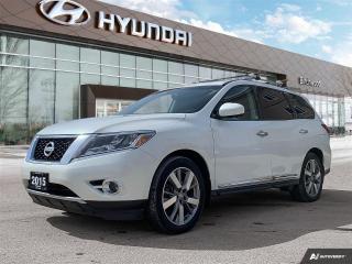 Used 2015 Nissan Pathfinder Platinum No Accidents | Local Trade for sale in Winnipeg, MB