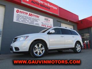 Used 2012 Dodge Journey AWD Loaded Leather Nav DVD 3rd Row Seat for sale in Swift Current, SK