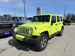 Used 2016 Jeep Wrangler Unlimited Sahara 4x4 ~Nav ~Bluetooth ~Heated Seats for sale in Barrie, ON
