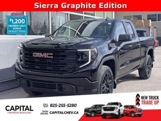 This GMC Sierra 1500 boasts a Turbocharged Gas I4 2.7L/166 engine powering this Automatic transmission. ENGINE, 2.7L TURBOMAX (310 hp [231 kW] @ 5600 rpm, 430 lb-ft of torque [583 Nm] @ 3000 rpm) Includes (KW5) 220-amp alternator.) (STD), Wireless, Apple CarPlay / Wireless Android Auto, Windows, power rear, express down (Not available on Regular Cab models.).* This GMC Sierra 1500 Features the Following Options *Windows, power front, drivers express up/down, Window, power front, passenger express down, Wi-Fi Hotspot capable (Terms and limitations apply. See onstar.ca or dealer for details.), Wheels, 17 x 8 (43.2 cm x 20.3 cm) painted steel, Silver, Wheel, 17 x 8 (43.2 cm x 20.3 cm) full-size, steel spare, USB Ports, 2, Charge/Data ports located on instrument panel, Transfer case, single speed, electronic Autotrac with push button control (4WD models only), Tires, 255/70R17 all-season, blackwall, Tire, spare 255/70R17 all-season, blackwall (Included with (QBN) 255/70R17 all-season, blackwall tires.), Tire Pressure Monitor System, auto learn includes Tire Fill Alert (does not apply to spare tire).* Visit Us Today *Test drive this must-see, must-drive, must-own beauty today at Capital Chevrolet Buick GMC Inc., 13103 Lake Fraser Drive SE, Calgary, AB T2J 3H5.