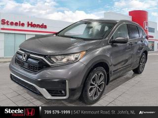 Recent Arrival!New Price!**Market Value Pricing**, AWD.Honda Certified Details:* 7 day/1,000 km exchange privilege whichever comes first* Exclusive finance rates on Certified Pre-Owned Honda models* 7 year / 160,000 km Power Train Warranty whichever comes first. This is an additional 2 year/60,000 kms beyond the original factory Power Train warranty. Honda Certified Used Vehicles also have the option to upgrade to a Honda Plus Extended Warranty* 24 hours/day, 7 days/week* Multipoint Inspection* Vehicle history report. Access to MyHonda2020 Honda CR-V EX-L Grey 4D Sport Utility AWD 1.5L I4 Turbocharged DOHC 16V LEV3-ULEV50 190hp CVTWith our Honda inventory, you are sure to find the perfect vehicle. Whether you are looking for a sporty sedan like the Civic or Accord, a crossover like the CR-V, or anything in between, you can be sure to get a great vehicle at Steele Honda. Our staff will always take the time to ensure that you get everything that you need. We give our customers individual attention. The only way we can truly work for you is if we take the time to listen.Our Core Values are aligned with how we conduct business and how we cultivate success. Our People: We provide a healthy, safe environment, that celebrates equity, diversity and inclusion. Our people come first. We support the ongoing development and growth of our employees to build lasting relationships. Integrity: We believe in doing the right thing, with integrity and transparency. We are committed to excellence and delivering the best experience for customers and employees. Innovation: Our continuous innovation will deliver the ultimate personal customer buying experience. We are committed to being industry leaders as a dynamic organization working to bring new, innovative solutions to serve the evolving needs of our customers. Community: Our passion for our business extends into the communities where we live and work. We believe in supporting sustainability and investing in community-focused organizations with a focus on family. Our three pillars of community sponsorship focus are mental health, sick kids, and families in crisis.