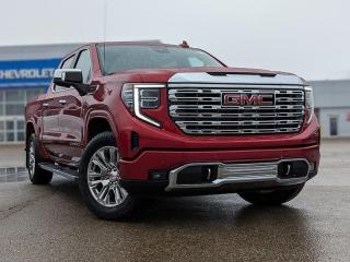 <br> <br> With a bold profile and distinctive stance, this 2024 Sierra turns heads and makes a statement on the jobsite, out in town or wherever life leads you. <br> <br>This 2024 GMC Sierra 1500 stands out in the midsize pickup truck segment, with bold proportions that create a commanding stance on and off road. Next level comfort and technology is paired with its outstanding performance and capability. Inside, the Sierra 1500 supports you through rough terrain with expertly designed seats and robust suspension. This amazing 2024 Sierra 1500 is ready for whatever.<br> <br> This volcanic red tintcoat Crew Cab 4X4 pickup has an automatic transmission and is powered by a 420HP 6.2L 8 Cylinder Engine.<br> <br> Our Sierra 1500s trim level is Denali. This premium GMC Sierra 1500 Denali comes fully loaded with perforated leather seats and authentic open-pore wood trim, exclusive exterior styling, unique aluminum wheels, plus a massive 13.4 inch touchscreen display that features wireless Apple CarPlay and Android Auto, a premium 7-speaker Bose audio system, SiriusXM, and a 4G LTE hotspot. Additionally, this stunning pickup truck also features heated and cooled front seats and heated second row seats, a spray-in bedliner, wireless device charging, IntelliBeam LED headlights, remote engine start, forward collision warning and lane keep assist, a trailer-tow package with hitch guidance, LED cargo area lighting, ultrasonic parking sensors, an HD surround vision camera plus so much more! This vehicle has been upgraded with the following features: Leather Seats, Cooled Seats, Bose Premium Audio, Wireless Charging, Heated Rear Seats, Aluminum Wheels, Remote Start, Park Assist, Lane Keep Assist, Forward Collision Warning, 360 Camera, Tow Package, Led Lights. <br><br> <br/><br>Contact our Sales Department today by: <br><br>Phone: 1 (306) 882-2691 <br><br>Text: 1-306-800-5376 <br><br>- Want to trade your vehicle? Make the drive and well have it professionally appraised, for FREE! <br><br>- Financing available! Onsite credit specialists on hand to serve you! <br><br>- Apply online for financing! <br><br>- Professional, courteous, and friendly staff are ready to help you get into your dream ride! <br><br>- Call today to book your test drive! <br><br>- HUGE selection of new GMC, Buick and Chevy Vehicles! <br><br>- Fully equipped service shop with GM certified technicians <br><br>- Full Service Quick Lube Bay! Drive up. Drive in. Drive out! <br><br>- Best Oil Change in Saskatchewan! <br><br>- Oil changes for all makes and models including GMC, Buick, Chevrolet, Ford, Dodge, Ram, Kia, Toyota, Hyundai, Honda, Chrysler, Jeep, Audi, BMW, and more! <br><br>- Rosetowns ONLY Quick Lube Oil Change! <br><br>- 24/7 Touchless car wash <br><br>- Fully stocked parts department featuring a large line of in-stock winter tires! <br> <br><br><br>Rosetown Mainline Motor Products, also known as Mainline Motors is the ORIGINAL King Of Trucks, featuring Chevy Silverado, GMC Sierra, Buick Enclave, Chevy Traverse, Chevy Equinox, Chevy Cruze, GMC Acadia, GMC Terrain, and pre-owned Chevy, GMC, Buick, Ford, Dodge, Ram, and more, proudly serving Saskatchewan. As part of the Mainline Automotive Group of Dealerships in Western Canada, we are also committed to servicing customers anywhere in Western Canada! We have a huge selection of cars, trucks, and crossover SUVs, so if youre looking for your next new GMC, Buick, Chevrolet or any brand on a used vehicle, dont hesitate to contact us online, give us a call at 1 (306) 882-2691 or swing by our dealership at 506 Hyw 7 W in Rosetown, Saskatchewan. We look forward to getting you rolling in your next new or used vehicle! <br> <br><br><br>* Vehicles may not be exactly as shown. Contact dealer for specific model photos. Pricing and availability subject to change. All pricing is cash price including fees. Taxes to be paid by the purchaser. While great effort is made to ensure the accuracy of the information on this site, errors do occur so please verify information with a customer service rep. This is easily done by calling us at 1 (306) 882-2691 or by visiting us at the dealership. <br><br> Come by and check out our fleet of 60+ used cars and trucks and 140+ new cars and trucks for sale in Rosetown. o~o
