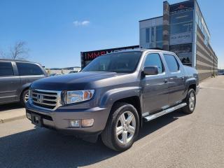 <p>FULLY LOADED 2014 HONDA RIDGELINE TOURING! NAVI, SUNROOF, LEATHER SEATS, REVERSE CAMERA! LOCAL ONTARIO, CLEAN CARFAX TRADE-IN! SUPER CLEAN!! DRIVES AMAZING!!! CALL TODAY!!</p><p> </p><p>THE FULL CERTIFICATION COST OF THIS VEICHLE IS AN <strong>ADDITIONAL $690+HST</strong>. THE VEHICLE WILL COME WITH A FULL VAILD SAFETY AND 36 DAY SAFETY ITEM WARRANTY. THE OIL WILL BE CHANGED, ALL FLUIDS TOPPED UP AND FRESHLY DETAILED. WE AT TWIN OAKS AUTO STRIVE TO PROVIDE YOU A HASSLE FREE CAR BUYING EXPERIENCE! WELL HAVE YOU DOWN THE ROAD QUICKLY!!! </p><p><strong>Financing Options Available!</strong></p><p><strong>TO CALL US 905-339-3330 </strong></p><p>We are located @ 2470 ROYAL WINDSOR DRIVE (BETWEEN FORD DR AND WINSTON CHURCHILL) OAKVILLE, ONTARIO L6J 7Y2</p><p>PLEASE SEE OUR MAIN WEBSITE FOR MORE PICTURES AND CARFAX REPORTS</p><p><span style=font-size: 18pt;>TwinOaksAuto.Com</span></p>