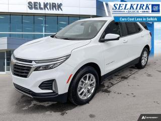 <b>Power Liftgate,  Blind Spot Detection,  Climate Control,  Heated Seats,  Apple CarPlay!</b><br> <br> <br> <br>  With plenty of cargo and passenger space, plus all the cool features you expect of a modern family vehicle, this 2024 Chevrolet Equinox is an easy choice for your adventure vehicle. <br> <br>This extremely competent Chevy Equinox is a rewarding SUV that doubles down on versatility, practicality and all-round reliability. The dazzling exterior styling is sure to turn heads, while the well-equipped interior is put together with great quality, for a relaxing ride every time. This 2024 Equinox is sure to be loved by the whole family.<br> <br> This summit white SUV  has a 6 speed automatic transmission and is powered by a  175HP 1.5L 4 Cylinder Engine.<br> <br> Our Equinoxs trim level is LT. This Equinox LT steps things up with a power liftgate for rear cargo access, blind spot detection and dual-zone climate control, and is decked with great standard features such as front heated seats with lumbar support, remote engine start, air conditioning, remote keyless entry, and a 7-inch infotainment touchscreen with Apple CarPlay and Android Auto, along with active noise cancellation. Safety on the road is assured with automatic emergency braking, forward collision alert, lane keep assist with lane departure warning, front and rear park assist, and front pedestrian braking. This vehicle has been upgraded with the following features: Power Liftgate,  Blind Spot Detection,  Climate Control,  Heated Seats,  Apple Carplay,  Android Auto,  Remote Start. <br><br> <br>To apply right now for financing use this link : <a href=https://www.selkirkchevrolet.com/pre-qualify-for-financing/ target=_blank>https://www.selkirkchevrolet.com/pre-qualify-for-financing/</a><br><br> <br/>    Incentives expire 2024-04-30.  See dealer for details. <br> <br>Selkirk Chevrolet Buick GMC Ltd carries an impressive selection of new and pre-owned cars, crossovers and SUVs. No matter what vehicle you might have in mind, weve got the perfect fit for you. If youre looking to lease your next vehicle or finance it, we have competitive specials for you. We also have an extensive collection of quality pre-owned and certified vehicles at affordable prices. Winnipeg GMC, Chevrolet and Buick shoppers can visit us in Selkirk for all their automotive needs today! We are located at 1010 MANITOBA AVE SELKIRK, MB R1A 3T7 or via phone at 204-482-1010.<br> Come by and check out our fleet of 80+ used cars and trucks and 210+ new cars and trucks for sale in Selkirk.  o~o