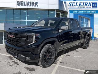<b>Apple CarPlay,  Android Auto,  Cruise Control,  Rear View Camera,  Touch Screen!</b><br> <br> <br> <br>  No matter where you’re heading or what tasks need tackling, there’s a premium and capable Sierra 1500 that’s perfect for you. <br> <br>This 2024 GMC Sierra 1500 stands out in the midsize pickup truck segment, with bold proportions that create a commanding stance on and off road. Next level comfort and technology is paired with its outstanding performance and capability. Inside, the Sierra 1500 supports you through rough terrain with expertly designed seats and robust suspension. This amazing 2024 Sierra 1500 is ready for whatever.<br> <br> This onyx black Crew Cab 4X4 pickup   has an automatic transmission and is powered by a  310HP 2.7L 4 Cylinder Engine.<br> <br> Our Sierra 1500s trim level is Pro. This GMC Sierra 1500 Pro comes with some excellent features such as a 7 inch touchscreen display with Apple CarPlay and Android Auto, wireless streaming audio, cruise control and easy to clean rubber floors. Additionally, this pickup truck also comes with a locking tailgate, a rear vision camera, StabiliTrak, air conditioning and teen driver technology. This vehicle has been upgraded with the following features: Apple Carplay,  Android Auto,  Cruise Control,  Rear View Camera,  Touch Screen,  Streaming Audio,  Teen Driver. <br><br> <br>To apply right now for financing use this link : <a href=https://www.selkirkchevrolet.com/pre-qualify-for-financing/ target=_blank>https://www.selkirkchevrolet.com/pre-qualify-for-financing/</a><br><br> <br/> Weve discounted this vehicle $2569.    Incentives expire 2024-04-30.  See dealer for details. <br> <br>Selkirk Chevrolet Buick GMC Ltd carries an impressive selection of new and pre-owned cars, crossovers and SUVs. No matter what vehicle you might have in mind, weve got the perfect fit for you. If youre looking to lease your next vehicle or finance it, we have competitive specials for you. We also have an extensive collection of quality pre-owned and certified vehicles at affordable prices. Winnipeg GMC, Chevrolet and Buick shoppers can visit us in Selkirk for all their automotive needs today! We are located at 1010 MANITOBA AVE SELKIRK, MB R1A 3T7 or via phone at 204-482-1010.<br> Come by and check out our fleet of 80+ used cars and trucks and 190+ new cars and trucks for sale in Selkirk.  o~o
