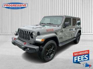 <b>Navigation,  Premium Audio,  Apple CarPlay,  Android Auto,  4G Wi-Fi!</b><br> <br>    This Jeep Wrangler is the culmination of tireless innovation and extensive testing to built the ultimate off-road SUV! This  2022 Jeep Wrangler is for sale today. <br> <br>No matter where your next adventure takes you, this Jeep Wrangler is ready for the challenge. With advanced traction and handling capability, sophisticated safety features and ample ground clearance, the Wrangler is designed to climb up and crawl over the toughest terrain. Inside the cabin of this Wrangler offers supportive seats and comes loaded with the technology you expect while staying loyal to the style and design youve come to know and love.This  SUV has 40,879 kms. Its  grey in colour  . It has a 8 speed automatic transmission and is powered by a  285HP 3.6L V6 Cylinder Engine. <br> <br> Our Wranglers trim level is Unlimited Sahara. This Wrangler Sahara is the perfect balance between a family SUV and a weekend toy. With interior features like navigation, interior ambient lighting, Alpine Premium Audio System, Apple CarPlay, Android Auto, and wi-fi, you get to make everyday driving an engaging experience. This Sahara does not slack on the trail, sporting a hardtop, heavy duty suspension, bigger wheels, side steps, skid plates, tow hooks, a sport bar, Dana axles, and a shift-on-the-fly transfer case to ensure you can make it through the harshest terrain while aluminum wheels make sure you do it in style. A rearview camera and fog lamps help you stay safe.
 This vehicle has been upgraded with the following features: Navigation,  Premium Audio,  Apple Carplay,  Android Auto,  4g Wi-fi,  Aluminum Wheels,  Rear Camera. <br> To view the original window sticker for this vehicle view this <a href=http://www.chrysler.com/hostd/windowsticker/getWindowStickerPdf.do?vin=1C4HJXEG6NW234873 target=_blank>http://www.chrysler.com/hostd/windowsticker/getWindowStickerPdf.do?vin=1C4HJXEG6NW234873</a>. <br/><br> <br>To apply right now for financing use this link : <a href=https://www.progressiveautosales.com/credit-application/ target=_blank>https://www.progressiveautosales.com/credit-application/</a><br><br> <br/><br><br> Progressive Auto Sales provides you with the all the tools you need to find and purchase a used vehicle that meets your needs and exceeds your expectations. Our Sarnia used car dealership carries a wide range of makes and models for exceptionally low prices due to our extensive network of Canadian, Ontario and Sarnia used car dealerships, leasing companies and auction groups. </br>

<br> Our dealership wouldnt be where we are today without the great people in Sarnia and surrounding areas. If you have any questions about our services, please feel free to ask any one of our staff. If you want to visit our dealership, you can also find our hours of operation and location information on our Contact page. </br> o~o