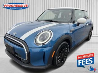 <b>Aluminum Wheels,  Streaming Audio,  Remote Keyless Entry,  Proximity Key,  Rear View Camera!</b><br> <br>    More than a quirky little crossover, the legendary MINI is fast, reliable, and luxurious. This  2022 MINI 3 Door is for sale today. <br> <br>From the moment you take that first corner, you will realize that the 2022 MINI Cooper is about one thing: Making driving fun again! It has a wide track and short overhangs, with a tightly-tuned suspension to deliver impeccably precise handling - all bolstered by a sporty engine that is faster, feistier, and more fuel-efficient than ever. Stepping inside the MINI Cooper, youll discover its premium cabin, outfitted with sophisticated surface finishes, modern design details, futuristic cockpit technology, and a lot more space than you would expect from such a compact package. This  hatchback has 50,000 kms. Its  blue in colour  . It has a 6 speed manual transmission and is powered by a  134HP 1.5L 3 Cylinder Engine. <br> <br> Our 3 Doors trim level is Cooper. Take a closer look at the MINI 3 door and discover every iconic detail it has to offer. Charming by design and urban by nature, this impressive MINI Cooper comes very well equipped with stylish aluminum wheels, comfortable seats, a powerful audio system with wireless streaming audio, remote keyless entry with push button start, cruise control, sport steering wheel, park distance control rear sensors paired with a rear view camera and plenty more!
 This vehicle has been upgraded with the following features: Aluminum Wheels,  Streaming Audio,  Remote Keyless Entry,  Proximity Key,  Rear View Camera,  Steering Wheel Audio Control,  Cruise Control. <br> <br>To apply right now for financing use this link : <a href=https://www.progressiveautosales.com/credit-application/ target=_blank>https://www.progressiveautosales.com/credit-application/</a><br><br> <br/><br><br> Progressive Auto Sales provides you with the all the tools you need to find and purchase a used vehicle that meets your needs and exceeds your expectations. Our Sarnia used car dealership carries a wide range of makes and models for exceptionally low prices due to our extensive network of Canadian, Ontario and Sarnia used car dealerships, leasing companies and auction groups. </br>

<br> Our dealership wouldnt be where we are today without the great people in Sarnia and surrounding areas. If you have any questions about our services, please feel free to ask any one of our staff. If you want to visit our dealership, you can also find our hours of operation and location information on our Contact page. </br> o~o