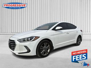 <b>Heated Seats,  Rear View Camera,  Heated Steering Wheel,  Bluetooth,  Blind Spot Detection !</b><br> <br>    Stronger, lighter, safer and much more economical than before. This new Hyundai Elantra is something else. This  2018 Hyundai Elantra is for sale today. <br> <br>Built to be stronger yet lighter, more powerful and much more fuel efficient, this new 2018 Hyundai Elantra is the award-winning compact that delivers refined quality and comfort above all. With a stylish aerodynamic design and excellent performance, this Elantra stands out as a leader in its competitive class. This  sedan has 176,081 kms. Its  white in colour  . It has a 6 speed automatic transmission and is powered by a  147HP 2.0L 4 Cylinder Engine.  <br> <br> Our Elantras trim level is GL. The 2018 Hyundai Elantra has proven to be a small compact that can be highly sophisticated and stylish at the same time. The GL trim comes standard with features and options such as speed sensing steering, stylish aluminum wheels, power heated side mirrors with turn signal indicators, 6 speaker audio system with iPod and USB connectivity, Bluetooth, 7 inch touch screen, Apple CarPlay, Android Auto, heated front bucket seats, power front and rear windows, heated leather or metal look steering wheel, remote keyless entry with illuminated entry, air conditioning, cruise control, front map lights, perimeter alarm, air filtration, tire specific low pressure warning, blind spot sensor, rear collision alert, back up camera and an abundance of other safety features. This vehicle has been upgraded with the following features: Heated Seats,  Rear View Camera,  Heated Steering Wheel,  Bluetooth,  Blind Spot Detection . <br> <br>To apply right now for financing use this link : <a href=https://www.progressiveautosales.com/credit-application/ target=_blank>https://www.progressiveautosales.com/credit-application/</a><br><br> <br/><br><br> Progressive Auto Sales provides you with the all the tools you need to find and purchase a used vehicle that meets your needs and exceeds your expectations. Our Sarnia used car dealership carries a wide range of makes and models for exceptionally low prices due to our extensive network of Canadian, Ontario and Sarnia used car dealerships, leasing companies and auction groups. </br>

<br> Our dealership wouldnt be where we are today without the great people in Sarnia and surrounding areas. If you have any questions about our services, please feel free to ask any one of our staff. If you want to visit our dealership, you can also find our hours of operation and location information on our Contact page. </br> o~o