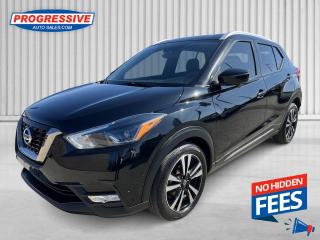 <b>Bose Premium Audio,  Blind Spot Detection,  360 Camera,  Heated Seats,  Apple CarPlay!</b><br> <br>    This 2019 Nissan Kicks is impressive in all aspects, offering ample room, impressive utility, and attractive styling. This  2019 Nissan Kicks is for sale today. <br> <br>One of the best compact crossovers on the market, the 2019 Nissan Kicks manages to stand out, thanks to its style, comfort, and size. In a world of monotonous compact crossovers, the Kicks has a lot of unique styling and technology that make it a real contender. Whether getting the weekly groceries or hauling you and yours for a weekend getaway, rest assured that this Nissan Kicks pull it all off in style and comfort.This  SUV has 86,610 kms. Its  black in colour  . It has a cvt transmission and is powered by a  122HP 1.6L 4 Cylinder Engine.  It may have some remaining factory warranty, please check with dealer for details. <br> <br> Our Kickss trim level is SR. This top-of-the-range Nissan Kicks SR features a delightful Bose premium audio system, blind-spot detection with rear cross-traffic alert, and a comprehensive 360-degree camera system, in addition to a 7-inch touchscreen bundled with Apple CarPlay, Android Auto and SiriusXM, automatic headlights with halogen daytime running lights, heated front bucket seats, proximity keyless entry with push button start, automatic air conditioning, piano black and metal-look interior trim inserts, front collision mitigation, forward pedestrian braking, a rear-view camera, and even more. This vehicle has been upgraded with the following features: Bose Premium Audio,  Blind Spot Detection,  360 Camera,  Heated Seats,  Apple Carplay,  Android Auto,  Aluminum Wheels. <br> <br>To apply right now for financing use this link : <a href=https://www.progressiveautosales.com/credit-application/ target=_blank>https://www.progressiveautosales.com/credit-application/</a><br><br> <br/><br><br> Progressive Auto Sales provides you with the all the tools you need to find and purchase a used vehicle that meets your needs and exceeds your expectations. Our Sarnia used car dealership carries a wide range of makes and models for exceptionally low prices due to our extensive network of Canadian, Ontario and Sarnia used car dealerships, leasing companies and auction groups. </br>

<br> Our dealership wouldnt be where we are today without the great people in Sarnia and surrounding areas. If you have any questions about our services, please feel free to ask any one of our staff. If you want to visit our dealership, you can also find our hours of operation and location information on our Contact page. </br> o~o