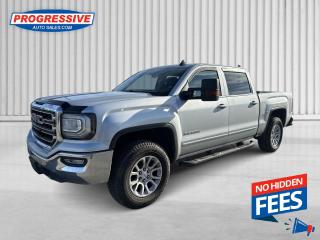 <b>Touch Screen,  Bluetooth,  A/C,  Power Windows,  Power Doors!</b><br> <br>    Direct Injection, Active Fuel Management and Variable Valve Timing technologies make GMC engines more powerful and more efficient than ever. This  2016 GMC Sierra 1500 is for sale today. <br> <br>The main attraction of the 2016 GMC Sierra is its combination of simplicity, ruggedness and handsome design features. The Sierra has always had the advantage in styling over other pickups in its class and 2016 is no different. This GMC Sierra 1500 becomes more fearless, thanks to its new unique front grille, stylish exterior body panels and the addition of LED lights around this awesome truck. This  Crew Cab 4X4 pickup  has 157,279 kms. Its  white in colour  . It has a 6 speed automatic transmission and is powered by a  355HP 5.3L 8 Cylinder Engine.  It may have some remaining factory warranty, please check with dealer for details. <br> <br> Our Sierra 1500s trim level is SLE. This Sierra 1500 SLE offers high quality materials and latest in technology. This Sierra is packed with features like aluminum wheels, an EZ-Lift and lower tailgate, 8 inch diagonal colour touch screen with IntelliLink, SiriusXM, bluetooth steering wheel audio controls, cloth seats and remote keyless entry to give more comfortable and relaxing feeling while on the road. This vehicle has been upgraded with the following features: Touch Screen,  Bluetooth,  A/c,  Power Windows,  Power Doors,  Siriusxm. <br> <br>To apply right now for financing use this link : <a href=https://www.progressiveautosales.com/credit-application/ target=_blank>https://www.progressiveautosales.com/credit-application/</a><br><br> <br/><br><br> Progressive Auto Sales provides you with the all the tools you need to find and purchase a used vehicle that meets your needs and exceeds your expectations. Our Sarnia used car dealership carries a wide range of makes and models for exceptionally low prices due to our extensive network of Canadian, Ontario and Sarnia used car dealerships, leasing companies and auction groups. </br>

<br> Our dealership wouldnt be where we are today without the great people in Sarnia and surrounding areas. If you have any questions about our services, please feel free to ask any one of our staff. If you want to visit our dealership, you can also find our hours of operation and location information on our Contact page. </br> o~o