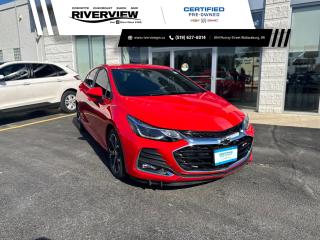 <p>Fresh on our pre-owned lot is this 2019 Chevrolet Cruze LT Turbo in Red Hot! Only One Owner!</p>

<p>The 2019 Chevrolet Cruze LT Turbo is a compact car that strikes a balance between performance and efficiency. With its turbocharged engine, sleek design, and modern features, it offers a dynamic driving experience with practicality in mind.</p>

<p>Some of the features include, heated front seats, rear view camera with rear park assist, power sliding sunroof, keyless entry, remote vehicle start, RS package, LT True North Edition, Bose speakers, cruise control, bluetooth with apple/android car play, USB outlet, power outlet and much more!</p>

<p>Call and book your appointment today!</p>
<p><span style=font-size:12px><span style=font-family:Arial,Helvetica,sans-serif><strong>Certified Pre-Owned</strong> vehicles go through a 150+ point inspection and are reconditioned to the highest standards. They include a 3 month/5,000km dealer certified warranty with 24 hour roadside assistance, exchange privileged within first 30 days/2,500km and a 3 month free trial of SiriusXM radio (when vehicle is equipped). Verify with dealer for all vehicle features.</span></span></p>

<p><span style=font-size:12px><span style=font-family:Arial,Helvetica,sans-serif>All our vehicles are <strong>Market Value Priced</strong> which provides you with the most competitive prices on all our pre-owned vehicles, all the time. </span></span></p>

<p><span style=font-size:12px><span style=font-family:Arial,Helvetica,sans-serif><strong><span style=background-color:white><span style=color:black>**All advertised pricing is for financing purchases, all-cash purchases will have a surcharge.</span></span></strong><span style=background-color:white><span style=color:black> Surcharge rates based on the selling price $0-$29,999 = $1,000 and $30,000+ = $2,000. </span></span></span></span></p>

<p><span style=font-size:12px><span style=font-family:Arial,Helvetica,sans-serif><strong>*4.99% Financing</strong> available OAC on select pre-owned vehicles up to 24 months, 6.49% for 36-48 months, 6.99% for 60-84 months.(2019-2025MY Encore, Envision, Enclave, Verano, Regal, LaCrosse, Cruze, Equinox, Spark, Sonic, Malibu, Impala, Trax, Blazer, Traverse, Volt, Bolt, Camaro, Corvette, Silverado, Colorado, Tahoe, Suburban, Terrain, Acadia, Sierra, Canyon, Yukon/XL).</span></span></p>

<p><span style=font-size:12px><span style=font-family:Arial,Helvetica,sans-serif>Visit us today at 854 Murray Street, Wallaceburg ON or contact us at 519-627-6014 or 1-800-828-0985.</span></span></p>

<p> </p>