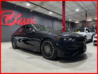 <div>Graphite Grey Metallic Exterior On Black Leather Interior, Flowing Line Radiant Black Trim, And A Black Fabric Roof Liner.</div><div></div><div>Single Owner, No Accidents, Clean Carfax, Certified And A Balance Of Mercedes-Benz Warranty August 26 2026/80,000Km.</div><div></div><div>Financing And Extended Warranty Options Available, Trade-Ins Are Welcome!</div><div></div><div>This 2022 Mercedes-Benz C300 4MATIC Is Loaded With A Premium Package, Premium Plus Package, Intelligent Drive Package, Night Package, Climate Comfort Front Seats, Integrated Garage Door Opener, Front Wireless Phone Charging, And Upgraded 19" AMG Bi-Colour Multi Spoke.</div><div></div><div>Packages Include EASY-PACK Trunk Closer, MB Navigation, Parking Package (P47), Premium Ambient Lighting, Live Traffic, Navigation Services, MBUX Navigation Premium, 360 Camera, Multi-Year Map Update, Traffic Sign Assist, KEYLESS-GO, Illuminated Door Sill Panels, Lighting Package, Head-Up Display, Pre-Installation for Projection Functions, Radio: MBUX Multimedia System (525), DIGITAL LIGHT, Adaptive Highbeam Assist (AHA) PLUS, Augmented Reality for Navigation, Enhanced Stop & Go, Active Lane Change Assist, Active Emergency Stop Assist, Evasive Steering Assist, Map Based Speed Adaptation, Lane Keeping Assist Rear Sensors, Advanced Driving Assistance Package, Active Lane Keeping Assist, Active Blind Spot Assist, Active Distance Assist DISTRONIC, Active Steering Assist, Active Speed Limit Assist, PRE-SAFE PLUS, the following in high gloss black: front and rear apron trim, exterior mirrors and window surrounds, AMG Exterior Package, Omission of Privacy Glass, Night Package (P55), AMG Styling Package, Star Grille, Sport Seats, AMG Interior Package, ARTICO Dashboard, AMG Floor Mats, Multifunction Sport Steering Wheel, Diamond Grille w/High Gloss Black Louvre, Sport Engine Sound, And More!</div><div></div><div>We Do Not Charge Any Additional Fees For Certification, Its Just The Price Plus HST And Licencing.</div><div></div><div>Follow Us On Instagram, And Facebook.</div><div></div><div>Dont Worry About Rain, Or Snow, Come Into Our 20,000sqft Indoor Showroom, We Have Been In Business For A Decade, With Many Satisfied Clients That Keep Coming Back, And Refer Their Friends And Family. We Are Confident You Will Have An Enjoyable Shopping Experience At AutoBase. If You Have The Chance Come In And Experience AutoBase For Yourself.</div><div><br /></div>