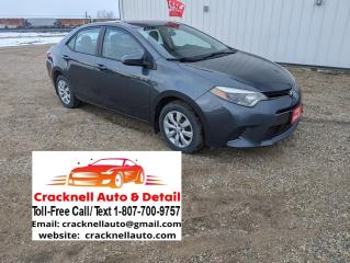 Used 2016 Toyota Corolla 4dr Sdn CVT LE for sale in Carberry, MB