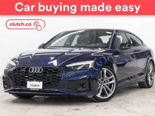 Used 2020 Audi A5 Sportback Progressive AWD w/ Apple CarPlay & Android Auto, Tri Zone A/C, Rearview Cam for sale in Toronto, ON