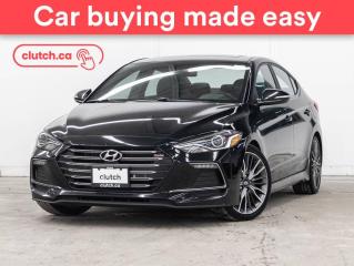 Used 2018 Hyundai Elantra Sport w/ Apple CarPlay & Android Auto, Rearview Cam, Bluetooth for sale in Toronto, ON