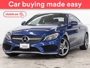 Used 2017 Mercedes-Benz C-Class C 300 4Matic AWD  w/ Rearview Cam, Dual Zone A/C, Bluetooth for sale in Toronto, ON