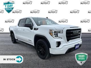 White 2022 GMC Sierra 1500 Limited Elevation 4D Crew Cab EcoTec3 5.3L V8 10-Speed Automatic 4WD 10-Way Power Driver Seat Adjuster w/Lumbar, 12-Volt Rear Auxiliary Power Outlet, 220 Amp Alternator, 3.42 Rear Axle Ratio, 4-Way Manual Passenger Seat Adjuster, 4-Wheel Disc Brakes, 6 Speakers, 6-Speaker Audio System Feature, ABS brakes, Air Conditioning, Alloy wheels, AM/FM radio: SiriusXM, Apple CarPlay/Android Auto, Auto-Locking Rear Differential, Automatic temperature control, Brake assist, Cloth Rear Seat w/Storage Package, Cloth Seat Trim, Colour-Keyed Carpeting Floor Covering, Compass, Deep-Tinted Glass, Delay-off headlights, Driver door bin, Driver vanity mirror, Dual front impact airbags, Dual front side impact airbags, Dual-Zone Automatic Climate Control, Electric Rear-Window Defogger, Electronic Stability Control, Elevation Convenience Package, Elevation Value Package, Exterior Parking Camera Rear, Front 40/20/40 Split-Bench Seat, Front anti-roll bar, Front dual zone A/C, Front fog lights, Front Frame-Mounted Black Recovery Hooks, Front reading lights, Front Rubberized-Vinyl Floor Mats, Front wheel independent suspension, Fully automatic headlights, GMC Connected Access Capable, Heated door mirrors, Heated Driver & Front Outboard Passenger Seating, Heated front seats, Heated Steering Wheel, Heated steering wheel, Heavy Duty Suspension, Hitch Guidance, Illuminated entry, Keyless Open & Start, LED Cargo Area Lighting, Low tire pressure warning, Manual Tilt-Wheel & Telescoping Steering Column, Occupant sensing airbag, OnStar & GMC Connected Services Capable, Outside temperature display, Overhead airbag, Overhead console, Panic alarm, Passenger door bin, Passenger vanity mirror, Power Door Locks, Power door mirrors, Power driver seat, Power Front Windows w/Driver Express Up/Down, Power Front Windows w/Passenger Express Down, Power Rear Windows w/Express Down, Power steering, Power windows, Premium audio system: GMC Infotainment System, Radio data system, Radio: GMC Infotainment Audio System, Rear Dual USB Charging-Only Ports, Rear reading lights, Rear Rubberized-Vinyl Floor Mats, Rear Wheelhouse Liners, Rear window defroster, Remote keyless entry, Remote Vehicle Starter System, Security system, SiriusXM, Speed control, Speed-sensing steering, Split folding rear seat, Steering Wheel Audio Controls, Steering wheel mounted audio controls, Tachometer, Telescoping steering wheel, Theft Deterrent System (Unauthorized Entry), Tilt steering wheel, Traction control, Trailering Package, Trip computer, Variably intermittent wipers, Voltmeter, Wheels: 20 x 9 Black Gloss Painted Aluminum, Wi-Fi Hotspot Capable.<p> </p>

<h4>VALUE+ CERTIFIED PRE-OWNED VEHICLE</h4>

<p>36-point Provincial Safety Inspection<br />
172-point inspection combined mechanical, aesthetic, functional inspection including a vehicle report card<br />
Warranty: 30 Days or 1500 KMS on mechanical safety-related items and extended plans are available<br />
Complimentary CARFAX Vehicle History Report<br />
2X Provincial safety standard for tire tread depth<br />
2X Provincial safety standard for brake pad thickness<br />
7 Day Money Back Guarantee*<br />
Market Value Report provided<br />
Complimentary 3 months SIRIUS XM satellite radio subscription on equipped vehicles<br />
Complimentary wash and vacuum<br />
Vehicle scanned for open recall notifications from manufacturer</p>

<p>SPECIAL NOTE: This vehicle is reserved for AutoIQs retail customers only. Please, No dealer calls. Errors & omissions excepted.</p>

<p>*As-traded, specialty or high-performance vehicles are excluded from the 7-Day Money Back Guarantee Program (including, but not limited to Ford Shelby, Ford mustang GT, Ford Raptor, Chevrolet Corvette, Camaro 2SS, Camaro ZL1, V-Series Cadillac, Dodge/Jeep SRT, Hyundai N Line, all electric models)</p>

<p>INSGMT</p>