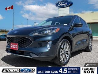 Used 2022 Ford Escape Titanium Hybrid PANORAMIC MOONROOF | LEATHER | HEATED SEATS AND WHEEL for sale in Kitchener, ON