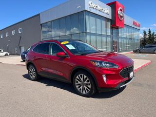 <span style=font-weight: 400;>This low-mileage, all-wheel-drive, 2022 Ford Escape combines the fuel efficiency benefits of a hybrid powertrain and the luxury benefits of the top-spec Titanium trim level. In-town driving gets you a penny-pinching 5.5 L/100km according to Natural Resources Canada fuel economy ratings, absolutely wild results for a spacious and powerful AWD SUV. </span>




<span style=font-weight: 400;>As for the premium content, the hybrid Escape Titanium starts out with standard equipment such as an 8-inch centre screen with Apple CarPlay/Android Auto, a power tailgate, heated front seats and steering wheel, LED lighting, power drivers seat, rear parking sensors, and dual-zone automatic climate control. Escape Titanium extras include leather, navigation, a power passenger seat, hands-free power tailgate, digital gauge cluster, LED lighting, auto-dimming rearview mirror, and 19-inch alloys. </span>




<span style=font-weight: 400;>Thank you for your interest in this vehicle. Its located at Centennial Nissan, 264 Pope Road, Summerside, PEI. We look forward to hearing from you; call us toll-free at 1-902-436-9159.</span>