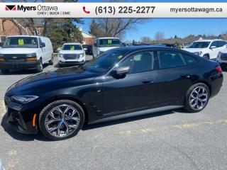 <b>CLEAN CARFAX</b><br>   Compare at $65915 - Myers Cadillac is just $63995! <br> <br>JUST IN - ALL ELECTRIC 564 HP I4 M50! 0-60 IN 3.3 SECOND, 394 KM RANGEM M SPORT PACKAGE, 586 LB/TOURQUE- GREY ON RED LEATHER, SUNROOF, XDRIVE, GREY 20 WHEELS, HEATED SEATS, NAV, STUNNING CAR. A MUST SEE. SAVE OVER $20,000 FROM NEW!!! FACTORY WARRANTY STILL VALID, ONE OWNER, CLEAN CARFAX, NO ADMIN FEES<br> <br>To apply right now for financing use this link : <a href=https://creditonline.dealertrack.ca/Web/Default.aspx?Token=b35bf617-8dfe-4a3a-b6ae-b4e858efb71d&Lang=en target=_blank>https://creditonline.dealertrack.ca/Web/Default.aspx?Token=b35bf617-8dfe-4a3a-b6ae-b4e858efb71d&Lang=en</a><br><br> <br/><br>All prices include Admin fee and Etching Registration, applicable Taxes and licensing fees are extra.<br>*LIFETIME ENGINE TRANSMISSION WARRANTY NOT AVAILABLE ON VEHICLES WITH KMS EXCEEDING 140,000KM, VEHICLES 8 YEARS & OLDER, OR HIGHLINE BRAND VEHICLE(eg. BMW, INFINITI. CADILLAC, LEXUS...)<br> Come by and check out our fleet of 40+ used cars and trucks and 140+ new cars and trucks for sale in Ottawa.  o~o