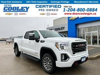 Heated and Cooled Seats, Heated Steering Wheel, Backup Camera, Bluetooth, Navigation, Remote Start, 4WD, 3.0L Diesel Engine, 10-Speed Automatic TransmissionHey there, Im Tyson, the Certified Pre-Owned 2021 GMC Sierra 1500 AT4 from Dean Cooley GM. Let me tell you, Im not just your average truck---Im a force to be reckoned with.First things first, lets talk about my impeccable service history. Dean Cooleys crew went above and beyond, giving me the VIP treatment with a Manitoba Safety Inspection, Certified Pre-Owned Inspection, and a fresh oil and filter change. They even spruced me up with new cabin and engine air filters and a pro-detail with a shampoo. I mean, they knew they had to keep up with my high standards.Now, lets get to the good stuff. Picture this: Im sporting a Summit White exterior thats as sharp as they come, and when you hop inside, youre greeted by a Jet Black interior with Kalahari accents that screams luxury. Yeah, I know I look good.But its not just about looks---underneath that sleek exterior lies a beast of an engine: a 3.0L Diesel paired with a 10-speed automatic transmission. Ive got power for days, and Im not afraid to show it off.When it comes to features, Ive got all the bells and whistles. Backup camera? Check. Heated and cooled seats? You bet. And dont even get me started on the wireless charging pad---I keep you connected and charged up on the go.Im not just about comfort and convenience, though. With 4WD capability and a Trailer Package, Im ready to tackle any terrain and haul whatever you throw my way. Plus, with cruise control, I make long drives feel like a walk in the park.So yeah, you could say Im pretty confident in what I bring to the table. If youre looking for a truck thats as bold and brash as you are, look no further than me, Tyson, the Certified Pre-Owned 2021 GMC Sierra 1500 AT4.Dean Cooley GM has been serving the Parkland area since 1995, and we are proud to have contributed to the areas automotive needs for almost three decades. Specializing in Chevrolet, Buick, and GMC vehicles, along with certified pre-owned options, we take pride in matching you with the perfect vehicle to suit your needs. Our in-house financial experts are dedicated to simplifying the financing and leasing process, offering personalized solutions. At the heart of our operation lies our service department, complete with a cutting-edge collision and glass center. Here, we service all makes and models with meticulous precision and care. Complementing our service repertoire is our comprehensive parts department, stocked with essential parts, accessories, and tires -- all conveniently located under one roof. Visit us today at 1600 Main Street S. in Dauphin and experience a new standard in the automotive industry. Dealer permit #1693.