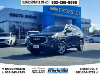 Recent Arrival! Odometer is 9439 kilometers below market average! 2021 GMC Terrain SLE AWD 9-Speed Automatic 1.5L DOHC Clean Car Fax, AWD, 2-Way Power Driver Lumbar Control, 6 Speakers, 8-Way Power Driver Seat Adjuster, ABS brakes, Air Conditioning, Alloy wheels, AM/FM radio, Apple CarPlay/Android Auto, Auto High-beam Headlights, Automatic temperature control, Brake assist, Compass, Delay-off headlights, Driver door bin, Electronic Stability Control, Front anti-roll bar, Front Bucket Seats, Front reading lights, Fully automatic headlights, Heated door mirrors, Heated front seats, High-Intensity Discharge Headlights, Occupant sensing airbag, Outside temperature display, Overhead console, Panic alarm, Passenger door bin, Power door mirrors, Power driver seat, Power steering, Power windows, Radio data system, Rear window defroster, Rear window wiper, Security system, Speed control, Speed-sensing steering, Split folding rear seat, Tachometer, Tilt steering wheel, Traction control, Trip computer, Variably intermittent wipers.