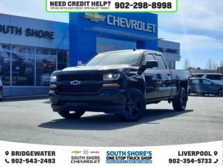 Awards: * JD Power Canada Initial Quality Study Recent Arrival! Black 2018 Chevrolet Silverado 1500 Custom For Sale, Bridgewater 4WD 6-Speed Automatic Electronic with Overdrive EcoTec3 5.3L V8 6-Speed Automatic Electronic with Overdrive, 4WD, Black Cloth, 6 Speakers, ABS brakes, Air Conditioning, Alloy wheels, Brake assist, Deep-Tinted Glass, Delay-off headlights, Electronic Stability Control, Exterior Parking Camera Rear, Front Body-Colour Bumper, Fully automatic headlights, Heated door mirrors, High-Intensity Discharge Headlights, Illuminated entry, Low tire pressure warning, Overhead console, Power door mirrors, Power steering, Power windows, Power Windows w/Driver Express Up, Radio data system, Rear step bumper, Speed control, Speed-sensing steering, Tilt steering wheel, Traction control, Trip computer, Variably intermittent wipers.