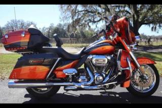 <p>Excellent condition! Financing available! This is a CVO so it comes with all the bells and whistles including 110 CI engine. Chrome wheels, chrome front end, blacked out 12 apes, highway pegs rear floor boards, drivers back rest, aftermarket Vance & Hines exhaust,full custom CVO paint, rear luggage rack, custom derby coverand TONS MORE!!!! contact Mike at (902) 899-2384 for information</p><p><strong>$20,795</strong></p><p><strong>Year</strong></p><p><strong>2013</strong></p><p><strong>Make</strong></p><p><strong>Harley Davidson</strong></p><p><strong>Model</strong></p><p><strong>CVO Ultra Classic</strong></p><p><strong>Mileage</strong></p><p><strong>49900 It is miles</strong></p><p><strong>Engine</strong></p><p><strong>110 ci</strong></p><p><strong>Color</strong></p><p><strong>Orange and Black</strong></p><p><strong>Fuel System</strong></p><p><strong>fuel injected</strong></p><p><strong>Cooling System</strong></p><p><strong>air cooled</strong></p><p></p>