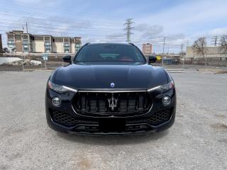 <div><font color=#000000>Step into luxury with this stunning 2018 Maserati Levante SQ4. Crafted to impress, this sleek black exterior paired with a vibrant red interior exudes sophistication at every turn.</font></div><br /><div><font color=#000000>Slide into comfort with heated seats and a heated steering wheel, ensuring a cozy ride no matter the weather. Embrace the opulence of the full red leather interior, elevating your driving experience to new heights.</font></div><br /><div><font color=#000000>Experience ultimate versatility with the ride height selector, allowing you to conquer any terrain with ease. Let the sunshine in with the panoramic sunroof, offering breathtaking views on every journey.</font></div><br /><div><font color=#000000>Stay in control of your climate with dual-zone climate control, ensuring both you and your passengers stay comfortable throughout the ride. And for the audiophiles, enjoy unparalleled sound quality with the upgraded Harmon Kardon sound system, transforming every drive into a concert on wheels.</font></div><br /><div><font color=#000000>Dont miss out on this opportunity to own a piece of automotive excellence. Stop by our dealership today and take this Maserati Levante for a test drive. Your luxury adventure awaits.</font></div>