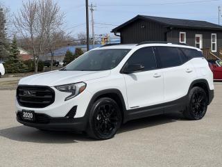 <div>Local one owner trade! This GMC Terrain looks great finished in white with black wheels. The Terrain is equipped with a sunroof, remote start, heated seats, winter tires on rims and much more! The Terrain has new tires. Call us today to schedule a test drive. Located just seconds off of the 401 in Gananoque. Minutes from Kingston and Brockville. WE NEED YOUR TRADE!</div><br /><div>EASTON AUTO SALES INC</div><br /><div>OMVIC CERTIFIED and UCDA Member</div><br /><div>613-561-5172</div>