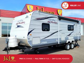 <p><strong>This is the 2011 Jayco Jayflight camper! Offering a full kitchen, full bathroom, furnace heat and A/C and only 4,269kms!</strong></p>

<p><strong>Come down and take a look at ittoday, located at 1610-1stStreet North, Brandon, MB.</strong></p>

<p><strong>We look forward to meeting with you!</strong></p>