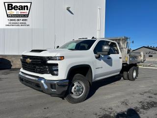 <h2><span style=color:#2ecc71><span style=font-size:18px><strong>Check out this 2024 Chevrolet Silverado 3500HDWork Truck!</strong></span></span></h2>

<p><span style=font-size:16px>Powered by a Duramax 6.6L V8engine with up to 401hp & up to 464 lb-ft of torque.</span></p>

<p><span style=font-size:16px><strong>Comfort & Convenience Features:</strong>includes remote entry, hitch guidance, intellibeam headlamps, HD rear vision camera& 17 painted steel wheels.</span></p>

<p><span style=font-size:16px><strong>Infotainment Tech & Audio: includes</strong>Chevrolet Infotainment 3 system with7 diagonal HD color touchscreen,Bluetoothfor most phones, Apple CarPlay and Wireless Android Auto capability.</span></p>

<p><span style=font-size:16px><strong>This truck also comes equipped with the following packages</strong></span></p>

<p><span style=font-size:16px><strong>WT Convenience Package</strong>- EZ Lift Power Lock & Release Tailgate Includes manual gate function. Deep-Tinted Glass Electric Rear-Window Defogger Steering Wheel Mounted Electronic Cruise Control Includes set and resume speed.</span></p>

<p><span style=font-size:16px><strong>Snow Plow Prep/Camper Package:</strong>Power feed to accommodate a backup and roof emergency light, A single 220-amp alternator, Heavy-duty front springs, Under body skid plates to help protect the transfer case from debris.</span></p>

<h2><span style=color:#2ecc71><span style=font-size:18px><strong>Come test drive this truck today!</strong></span></span></h2>

<h2><span style=color:#2ecc71><span style=font-size:18px><strong>613-257-2432</strong></span></span></h2>