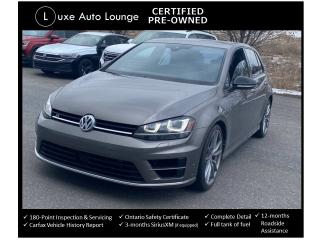 Used 2017 Volkswagen Golf R GOLF R AWD!! 6SPD MANUAL! LEATHER, FENDER AUDIO! for sale in Orleans, ON