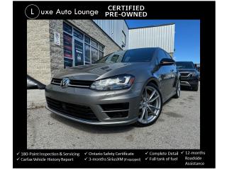 <p style=box-sizing: border-box; padding: 0px; margin: 0px 0px 1.375rem;>WOW!! CHECK OUT THIS GOLF R AWD!! ONE OWNER TRADED-IN AT A VOLKSWAGEN STORE!! Loaded up with everything you need including: all wheel drive, 6-SPEED MANUAL TRANSMISSION!, Golf R sport alloy wheels, leather interior, heated seats, navigation, Fender audio system, SiriusXM satellite radio, bluetooth hands-free, touch-screen radio, forward collision warning, radar cruise control, alloy wheels and more!</p><p style=box-sizing: border-box; padding: 0px; margin: 0px 0px 1.375rem;><span style=box-sizing: border-box; caret-color: #333333; text-size-adjust: 100%; background-color: #ffffff;>This vehicle comes Luxe certified pre-owned, which includes: 180-point inspection & servicing, oil lube and filter change, minimum 50% material remaining on tires and brakes, Ontario safety certificate, complete interior and exterior detailing, Carfax Verified vehicle history report, guaranteed one key (additional keys may be purchased at time of sale), FREE 90-day SiriusXM satellite radio trial (on factory-equipped vehicles) & full tank of fuel!</span></p><p style=box-sizing: border-box; padding: 0px; margin: 0px 0px 1.375rem;><span style=box-sizing: border-box; caret-color: #333333; text-size-adjust: 100%; background-color: #ffffff;>Priced at ONLY $252 bi-weekly with $1500 down over 60 months at 8.99% (cost of borrowing is $1999 per $10000 financed) OR cash purchase price of $27900 (both prices are plus HST and licensing). Call today and book your test drive appointment!</span></p>