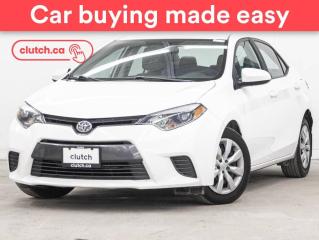 Used 2016 Toyota Corolla LE w/ Backup Cam, A/C, Bluetooth for sale in Toronto, ON