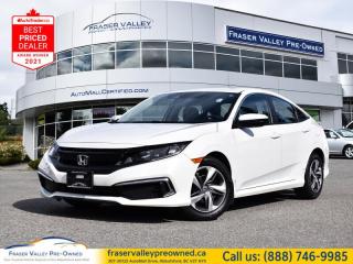 Used 2019 Honda Civic Sedan LX CVT  - Heated Seats - $103.22 /Wk for sale in Abbotsford, BC