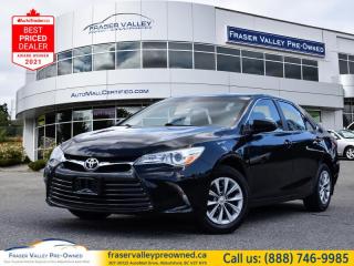 Used 2017 Toyota Camry LE  -  Bluetooth - $107.56 /Wk for sale in Abbotsford, BC