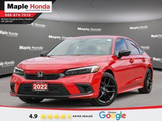 Used 2022 Honda Civic Sunroof| Heated Seats| Auto Start| Honda Sensing| for sale in Vaughan, ON
