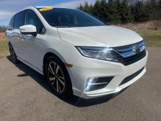 <span>When it comes to family transportation, the Honda Odyssey is the ultimate. And when it comes to Odysseys, this is the pinnacle. This is the 2018 Honda Odyssey Touring. (Want to hear a little secret? The Odyssey is also rather fun to drive.)</span>




<span>This 2018 Honda Odyssey Touring – rated to tow up to 3,500 pounds, able to seat 8, able to hold over 4,000 litres of cargo behind the front row – has the on-road behaviour of a midsize sedan. Powerful, with great handling and sharp steering, the V6-engined Odyssey is in another league. Plus its absolutely filled with great tech, convenience, comfort, and safety features.</span>




<span>The Odyssey Tourings upgrades are numerous. Start with the futuristic tech: CabinTalk in-car PA and CabinWatch rear seat monitor. Theres also wireless charging, a power tailgate, LED lighting, blind spot monitoring, rain-sensing wipers, and an 11-speaker 550-watt premium audio upgrade. The Odyssey Touring also adds comfort touches like ventilated front seats, ambient lighting, and acoustic front and rear door glass. </span>




<span>As if there wasnt already enough premium componentry. Standard features already included navigation, leather seating, front and rear parking sensors, an acoustic windshield, memory settings for the drivers power seat, and satellite radio compatibility. Theres a lot more, including tri-zone automatic climate control, power sliding doors, a sunroof, integrated second-row sunshades, heated front seats, a 12-way power drivers seat, and the HondaVAC in-van vacuum.</span>




<span>And, well, theres a lot more beyond that: proximity access/pushbutton start, a multi-angle rearview camera, a power passenger seat, Apple CarPlay/Android Auto, auto high beams, and the brilliant Magic Slide second row seat that makes the Odyssey the most flexible van on the market. Honda Sensing is standard, too, with adaptive cruise control, lane keeping assist, forward collision warning, and more.</span>




<span style=font-weight: 400;>Thank you for your interest in this vehicle. Its located at Centennial Honda, 610 South Drive, Summerside, PEI. We look forward to hearing from you; call us toll-free at 1-902-436-9158.</span>