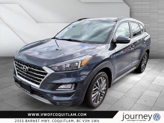 The 2021 Hyundai Tucson AWD 2.4L Luxury edition combines stylish design with functional utility, making it a compelling choice for SUV enthusiasts. With its sleek grey exterior and sophisticated black interior, the Tucson presents an air of elegance and modernity. The vehicles 2.4L four-cylinder engine offers a balanced blend of performance and fuel efficiency, achieving an economical fuel consumption rate of 11 L/100KM in city driving and 9.1 L/100KM on the highway. This makes the Tucson an attractive option for those who value both power and efficiency in their driving experience.




Equipped with an array of advanced safety and comfort features, the 2021 Tucson prioritizes the well-being and convenience of its passengers. Safety is paramount with the inclusion of multiple airbags, including front side and head airbags, along with modern safety assists like lane departure warnings and blind spot monitors. The vehicle also boasts luxury amenities such as multi-zone climate control, leather seats, and a panoramic roof, enhancing the overall driving experience. Furthermore, technology enthusiasts will appreciate the integration of a back-up camera, smart device connectivity, and remote engine start, providing both security and convenience at the touch of a button.




With only 32,888 KM on the odometer, this particular unit promises reliability and longevity. The all-wheel-drive system ensures dependable performance in various driving conditions, making it a versatile choice for Canadian roads. Whether navigating urban streets or exploring rugged terrains, the 2021 Hyundai Tucson AWD 2.4L Luxury offers a blend of comfort, technology, and safety, making it an ideal companion for both daily commutes and adventurous getaways.

___

At Journey Volkswagen of Coquitlam, the quality of our service is important to us. We have a vast selection of new Volkswagen vehicles to offer, and a team of brand specialists who are happy to help you find the Volkswagen vehicle best suited to you.

You can trust us at Journey Volkswagen of Coquitlam for all of your needs. Whether it is our Service Department or our Volkswagen Original Parts and Accessories Department, everything is made to ensure your satisfaction. We also offer a wide range of products and services that ensure the quality and reliability of your Volkswagen, and you will always be impressed by the quality of our work.

At Journey Volkswagen of Coquitlam, we always strive to exceed the expectations of our customers. We are here for you and are ready to help at a moments notice. Come visit our team today.




Come visit <strong>Volkswagen of Coquitlam</strong> today at <strong>2555 Barnet Highway</strong> for the <strong>BEST VW EXPERIENCE</strong>. Or please call us at <strong>(604)–461–5000</strong> to speak with our VW Brand Specialists, they’ll be happy to assist you!




Disclaimer: While we put our best effort into displaying accurate pricing information, errors do occur so please verify information with dealer.