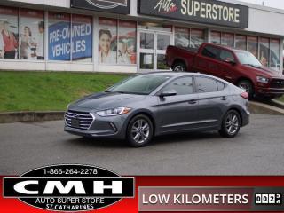 Used 2018 Hyundai Elantra GLS Auto  **LOW KMS - SUNROOF** for sale in St. Catharines, ON