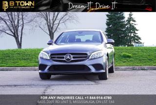 2020 Mercedes-Benz C-Class C300 

Comes with Heated seats, Leather seats, Backup camera, Sunroof, Bluetooth, AM/FM Radio, Remote trunk release, Automatic seats, Cruise Control and many more features.

HST and licensing will be extra

* $999 Financing fee conditions may apply*



Financing Available at as low as 7.69% O.A.C



We approve everyone-good bad credit, newcomers, students.



Previously declined by bank ? No problem !!



Let the experienced professionals handle your credit application.

<meta charset=utf-8 />
Apply for pre-approval today !!



At B TOWN AUTO SALES we are not only Concerned about selling great used Vehicles at the most competitive prices at our new location 6435 DIXIE RD unit 5, MISSISSAUGA, ON L5T 1X4. We also believe in the importance of establishing a lifelong relationship with our clients which starts from the moment you walk-in to the dealership. We,re here for you every step of the way and aims to provide the most prominent, friendly and timely service with each experience you have with us. You can think of us as being like ‘YOUR FAMILY IN THE BUSINESS’ where you can always count on us to provide you with the best automotive care.