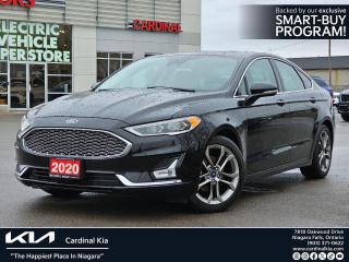 Used 2020 Ford Fusion Hybrid Titanium Hybrid, Navi, Heated Cooled Leather S for sale in Niagara Falls, ON